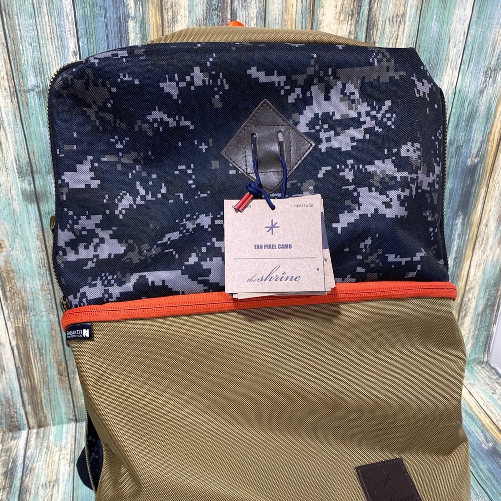 Shrine Sneaker Daypack-Navy Pixel Camo